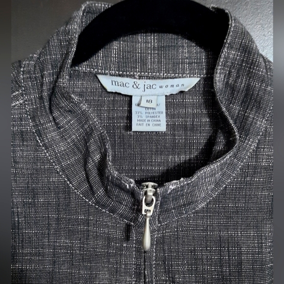 Mac +Jac Woman Black Denim Jacket - Picture 5 of 11